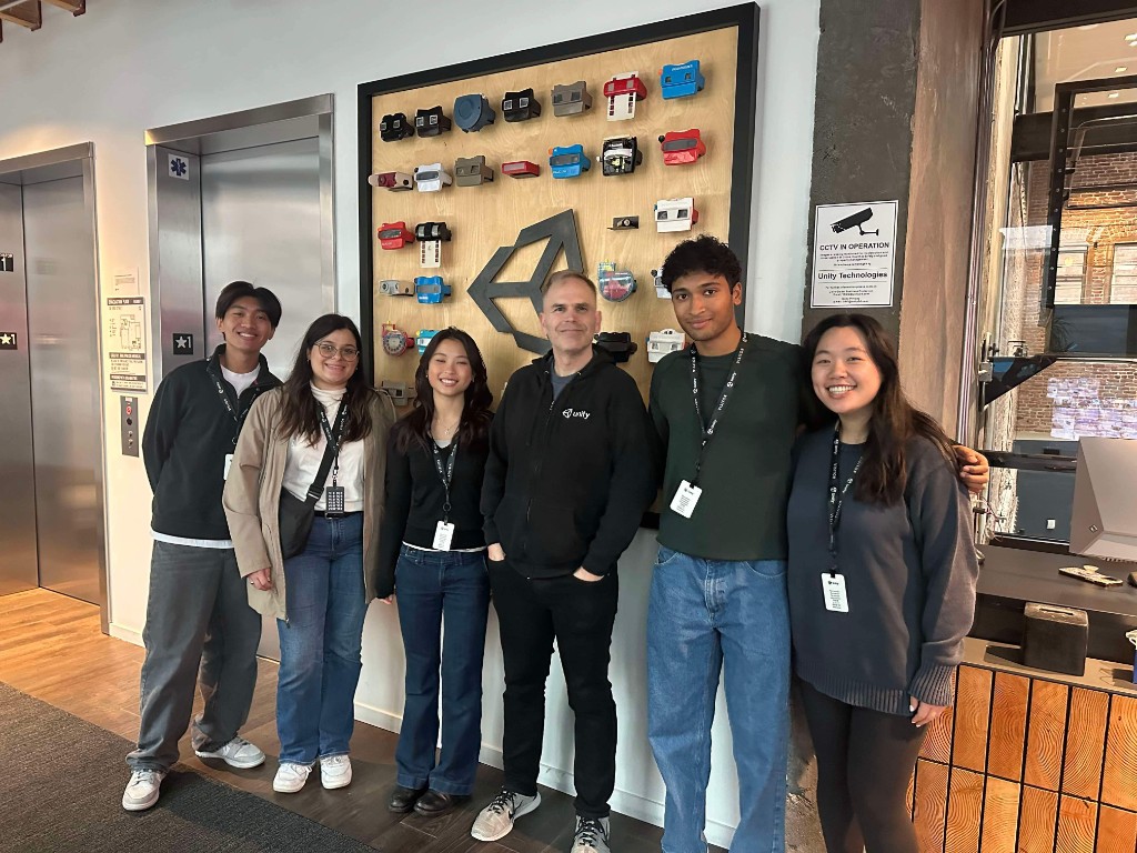 Visiting the Unity office with my team
